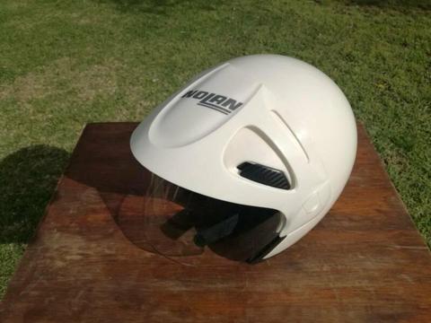 Nolan Open Faced Motorcycle Helmet with face shield