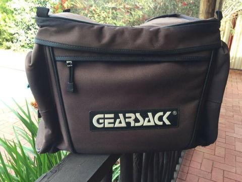 Gearsack motorbike bag, rear mounted