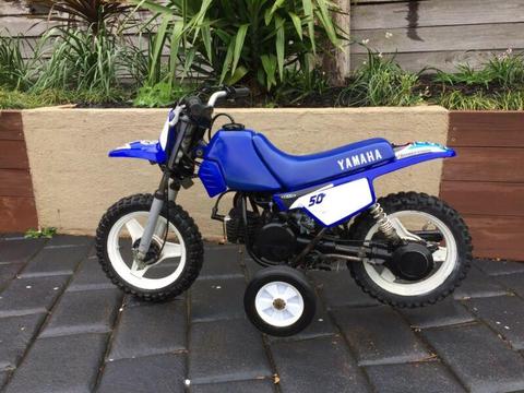 YAMAHA PW50 VERY CLEAN WITH TRAINING WHEELS