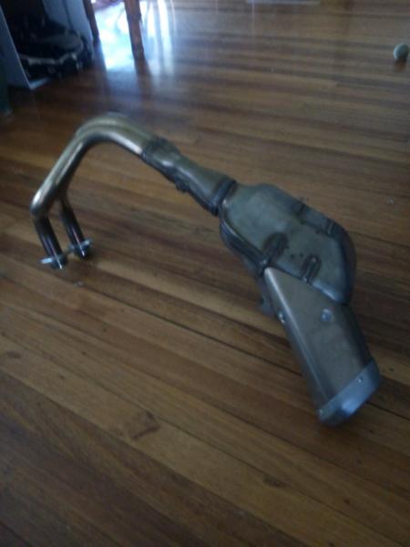Yamaha genuine complete exhaust system brand new