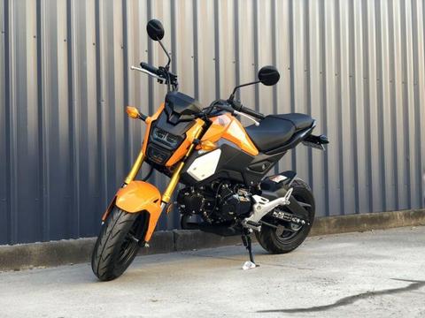 New 2019 Electric Orange Honda Grom - LAMS