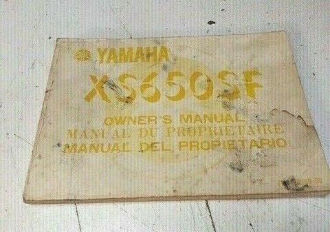 Yamaha XS650 '78 Owners Handbook