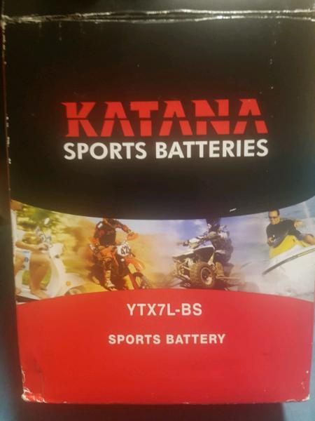 Katana motobike sports battery