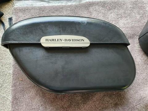 Genuine Harley davidson saddle bags