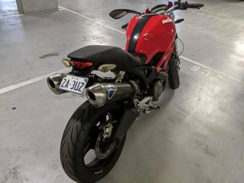 Ducati Monster 696 with Termignoni exhaust