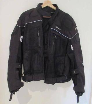 Motorcycle Jacket (BLACK )