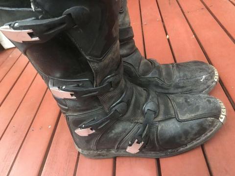 Fox motorbike boots size 12 / motocross / motorcycle