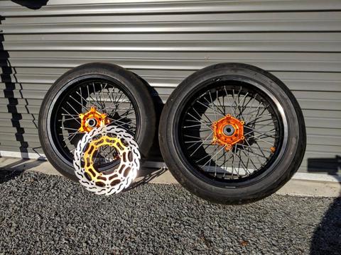 Ktm Supermoto Motard wheels