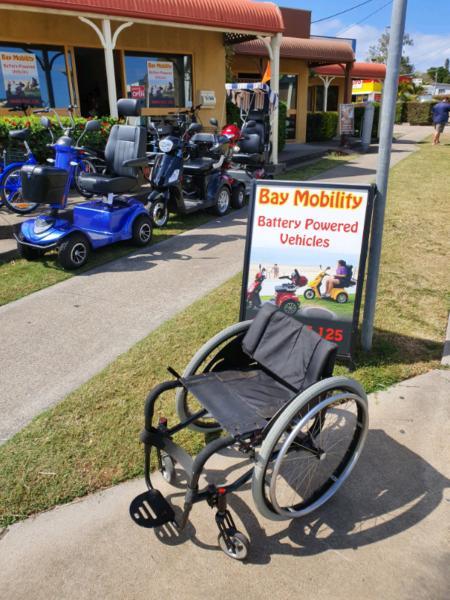 Quickie wheelchair ultra light weight folding wheel chair