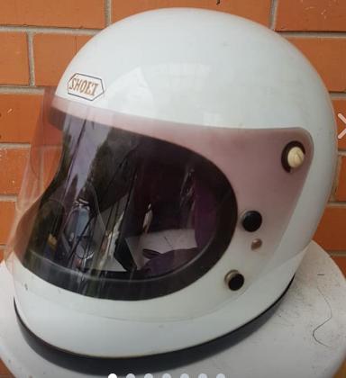 Vintage Shoei 1977 Z90 Motorcycle Helmet