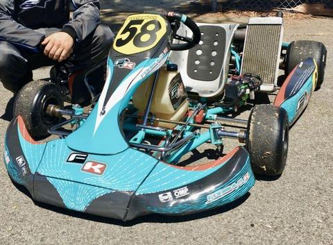 2x 2016 FK (Formula K) evo 30/32 chassis with Iame X30 125 TAG motors