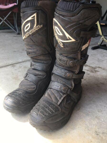 Motorbike boots size US 10