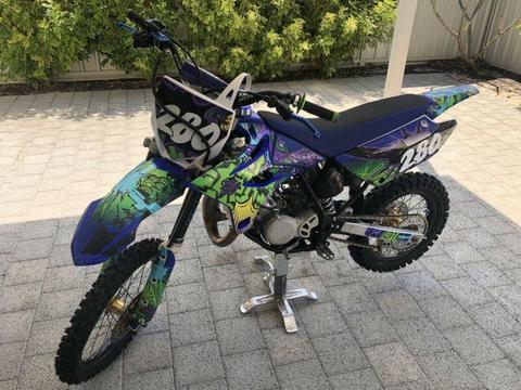 YZ85LW with small wheels