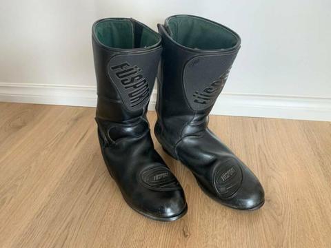 MOTORCYCLE BOOTS Mens FUSPORT Size 10 Excellent Condition