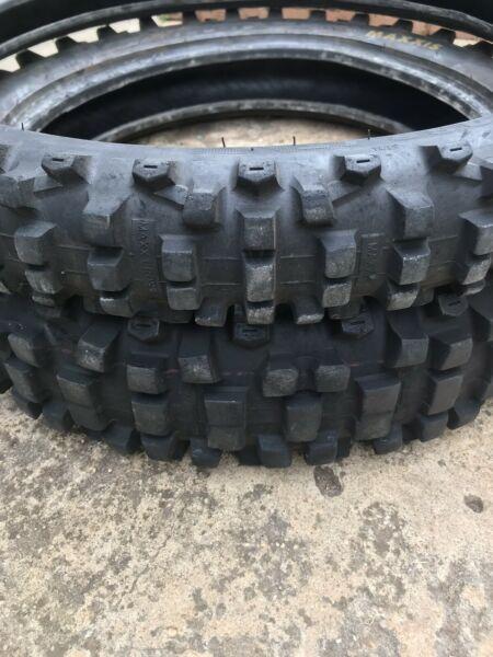 Maxxis desert tyres 120/100-18 80/100-21
