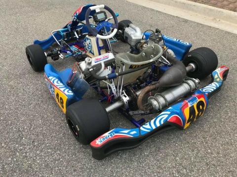 Energy Kinetic 30/32 KZ 125 IAME screamer, shifter go kart