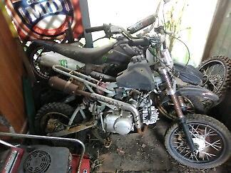 2x pitbikes 125 cc in working condition