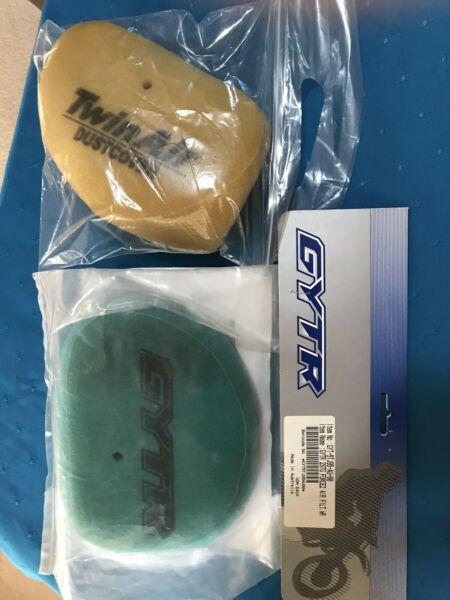 New GYTR FORCE 2 AIR FILTER and Twin Air Dustcover YAMAHA WR450/250F