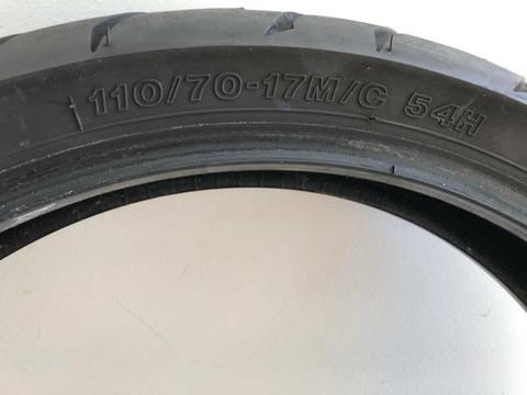 Motorcycle front tyre Bridgestone 110/70-17
