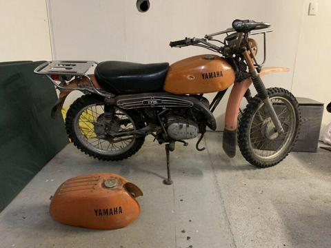 1979 Yamaha AG175 vintage motorcycle