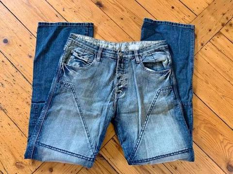 Mens Hornee motorcycle kevlar jeans, size 30