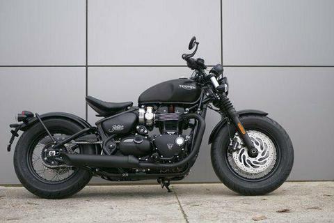 2019 Triumph Bonneville Bobber Black Road Bike 1200cc