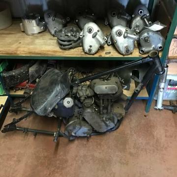 Wanted: WANTED BRITISH MOTORCYCLES AND PARTS WILL PAY CASH TRIUMPH AJS MATCHY
