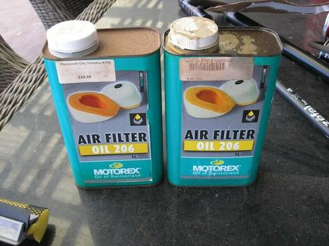 Motorex Air filter oil