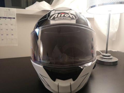 Airoh Helmet with Sena bluetooth And Stunt Motorcycle gloves