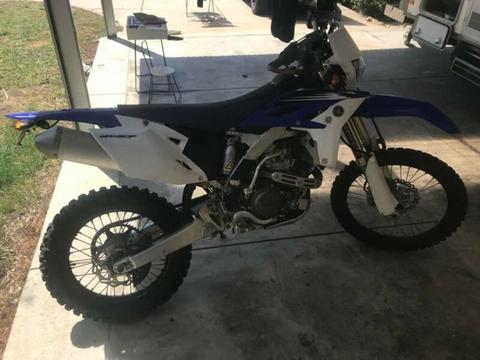 Yamaha WR450F 2012 fuel injected 2522kms for sale