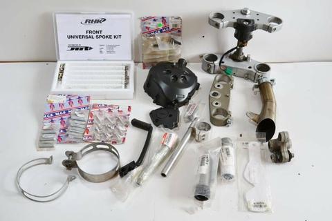 Motorcycle parts Hyosung triple clamp spoke kit GSXR front axle FZ8 en