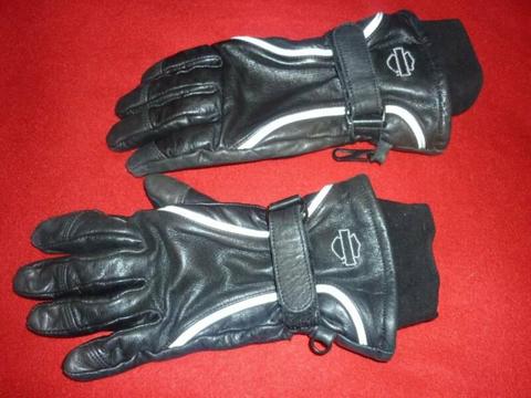 Ladies Harley Davidson gloves - GOOD CONDITION - full leather - size X
