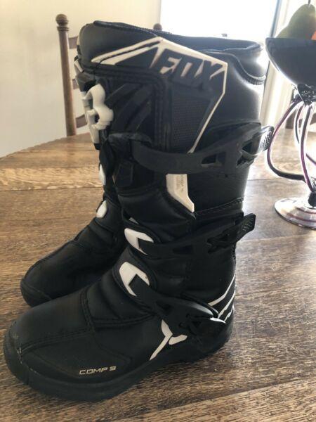 Fox Motocross Comp3 Youth boots