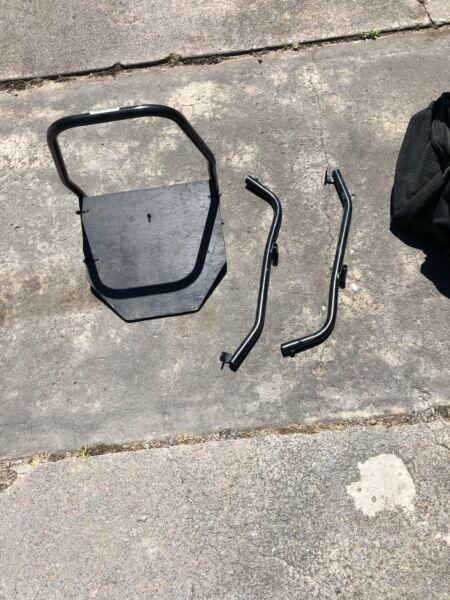 Ventura rack & RJays bag for motorbike