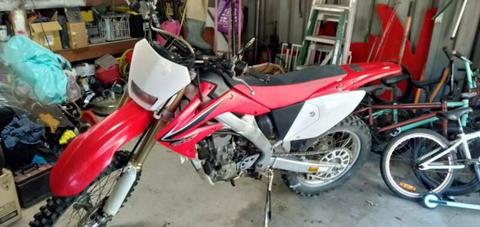 Honda CRF 250x 2008 road trail bike