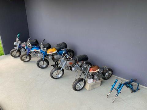 6 x 1972 Honda Z50a K2 mini bike Projects (Road Registerable models)