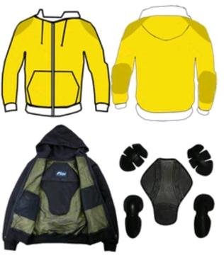 Motorcycle Kevlar hoodie/jacket