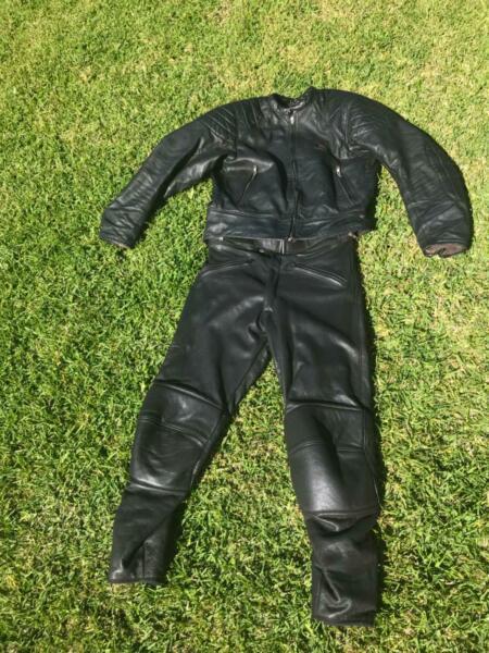 Motorcycle Leathers DBT Jacket and Pants Made in Australia