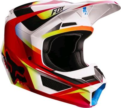 Brand New Fox V1 Motif Helmet - Youth Medium