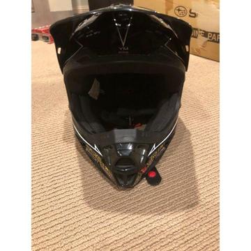Rockstar motorbike helmet