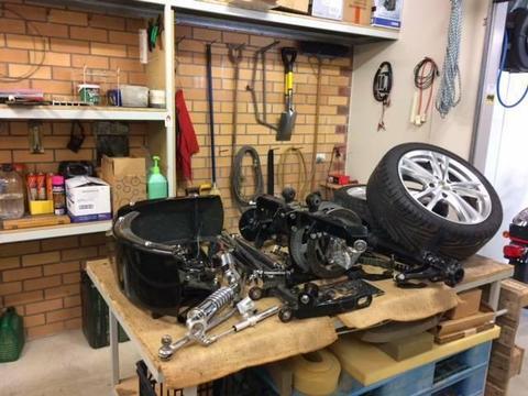One Trike kit complete assembly to suit Harley Davidson sportster 883