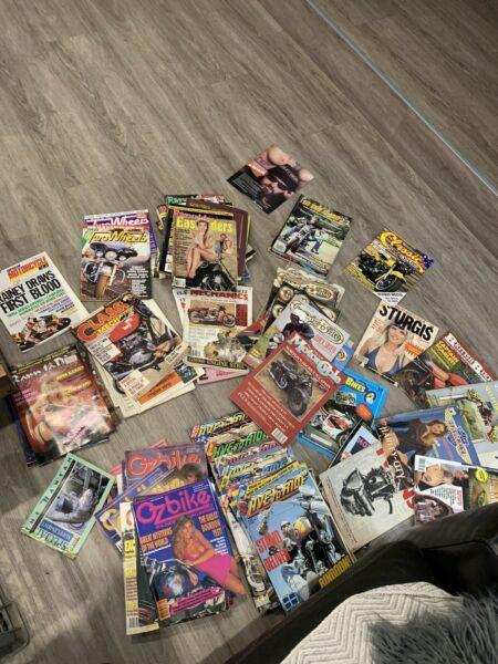 Massive collection of 80s 90s motorcycle magazines