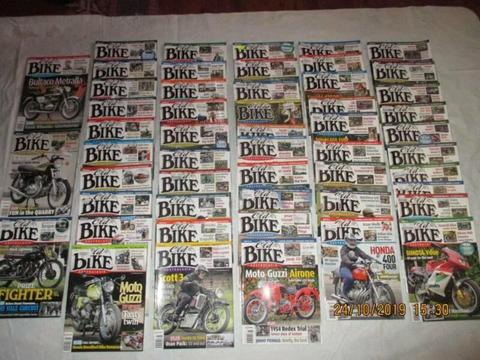 52 Old Bike Magazines Issues 23 - 69 72,73,74,76,78 excellent cond