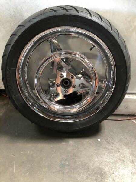 Harley Davidson Softail Custom 18 inch Billet wheel