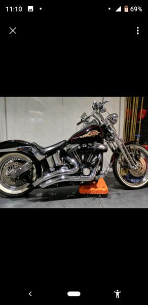 Harley springer swap for night Rod