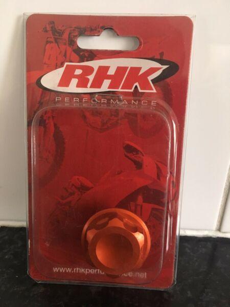 New RHK steering stem nut KTM orange $15