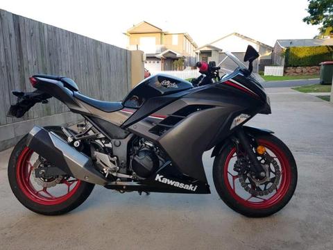 Awesome condition limited edition lams abs ninja 300 2016