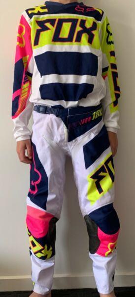 Fox Motorbike Kit - Pants & Jersey - Jersey YM - Pant Size 8-24