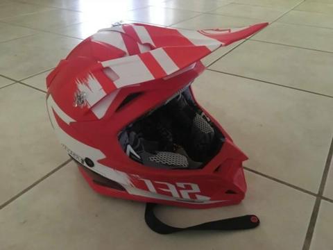 HELMET FOR MOTOR CROSS BIKE, BRAND NEW