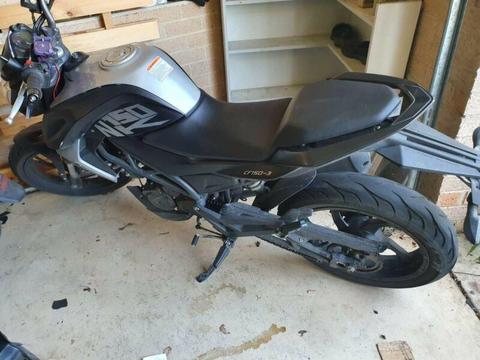 Cf moto 150 nk 2018 model not much used just used for short trips